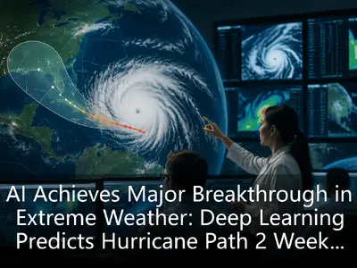 AI Achieves Major Breakthrough in Extreme Weather: Deep Learning Predicts Hurricane Path 2 Weeks Early