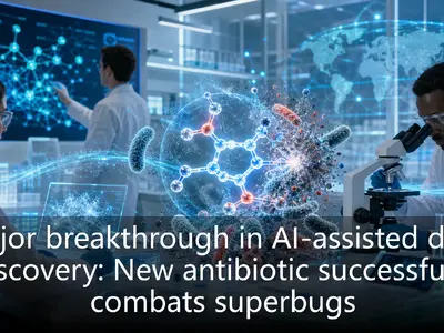 Major breakthrough in AI-assisted drug discovery: New antibiotic successfully combats superbugs